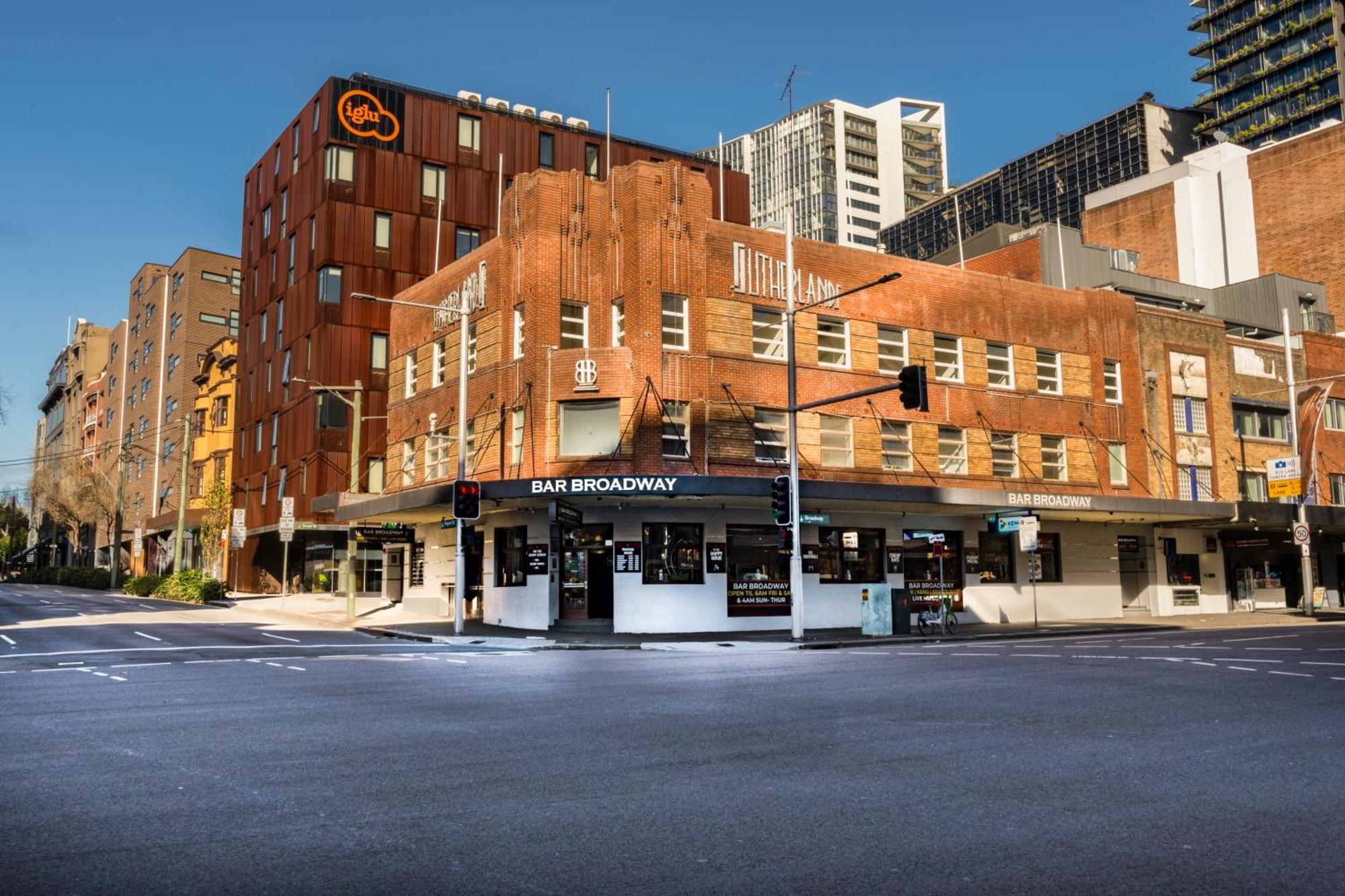 Bar Broadway Hotel Sydney Bagian luar foto