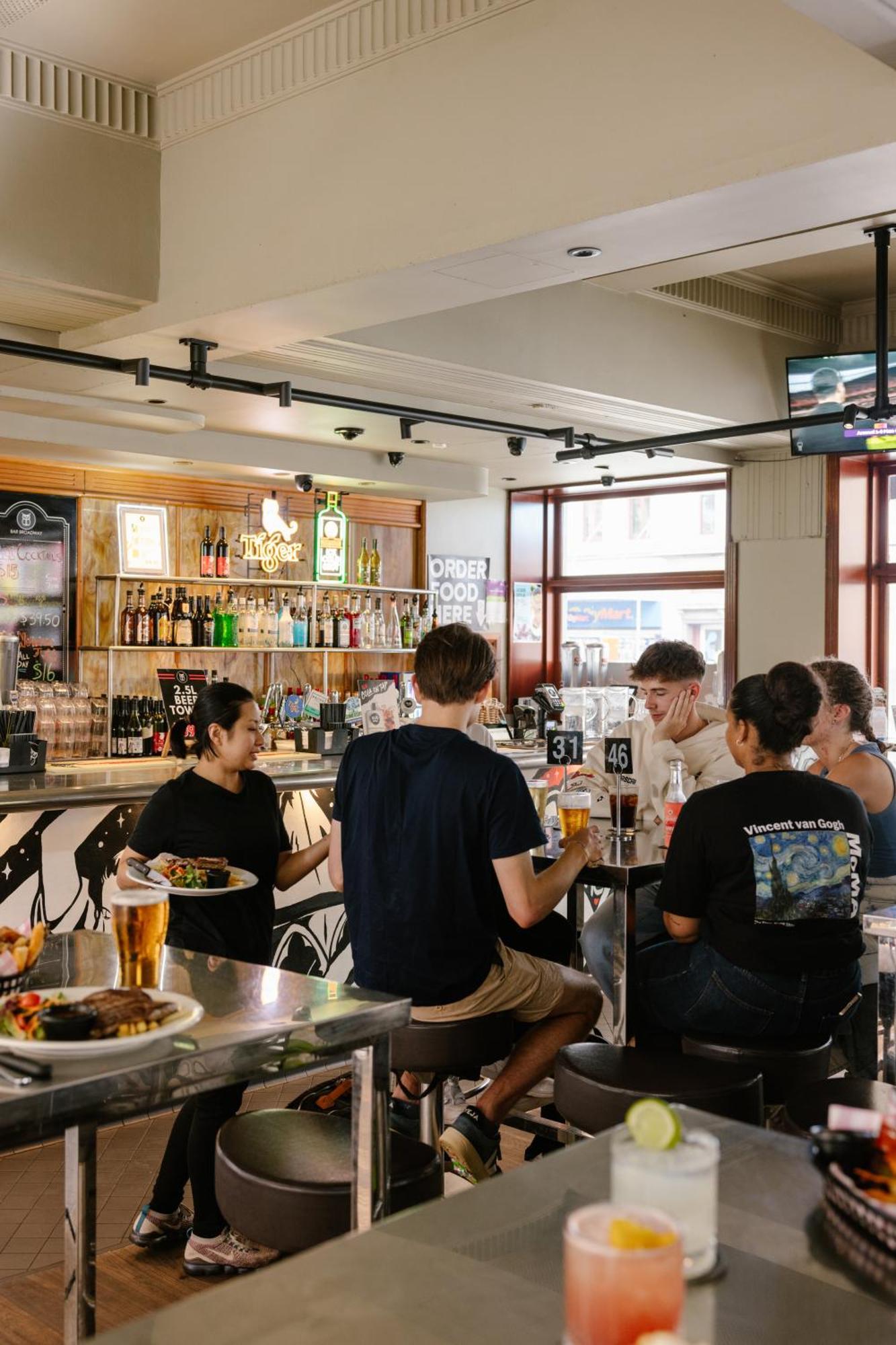 Bar Broadway Hotel Sydney Bagian luar foto
